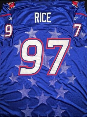 Rare Tampa Bay Buccaneers Simeon Rice 2004 Pro Bowl Reebok Authentic Jersey